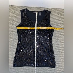 Dressy sequin top